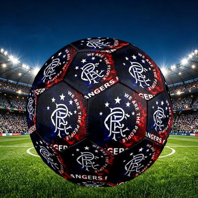 1pc Size 5 Rangers FC Design Soccer Ball - Anti-slip Football for Outdoor Sports Activities, Durable Ball for Game Play
