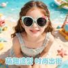 Polarized children's glasses Macaron color girls princess sunglasses cute bow silicone children's sunglasses