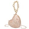 New Love Dinner Bag Retro Fashion Mini Evening Bag Acrylic Clutch Bag Ladies Chain Crossbody