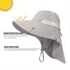 Wide Brim Sun Hat Summer Beach Sun Hat Breathable Adjustable Solid Color Hat for Outdoor Fishing Hiking Camping Summer Vacation