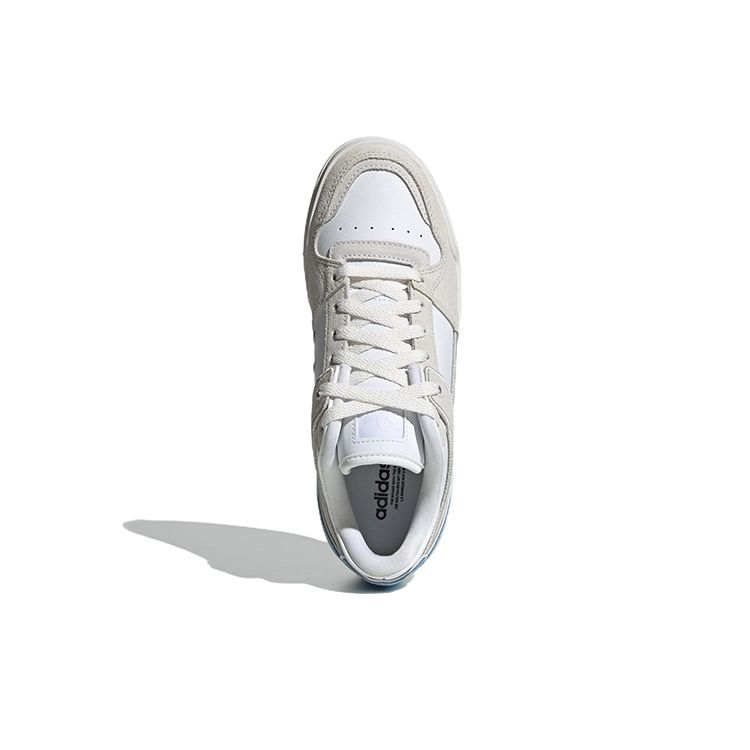 Adidas Originals Forum Luxe Low Trendy Slip Resistant Durable Low Top Skate Shoes Women Sneakers White Blue HQ6269