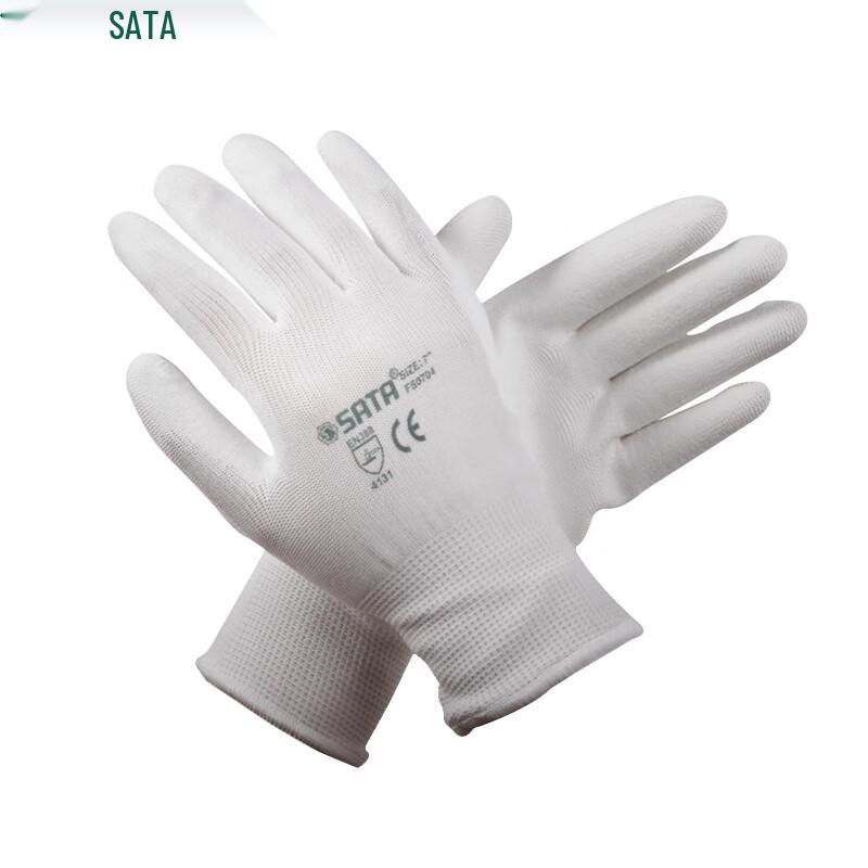 SATA FS0706 PU Palm-Dipped Work Gloves