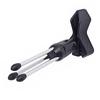Microphone Stand Universal Shockproof Adjustable Desktop Microphone Tripod Clip Holder for Broadcast