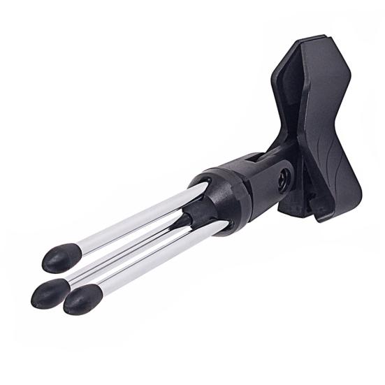 Microphone Stand Universal Shockproof Adjustable Desktop Microphone Tripod Clip Holder for Broadcast