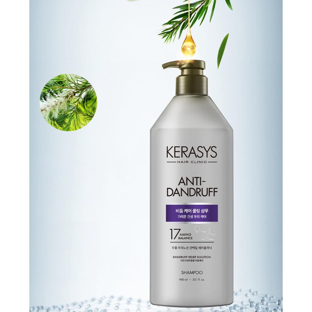 Kerasys Scalp Dandruff Care Cooling Protein Shampoo, 980ml, 1 unit