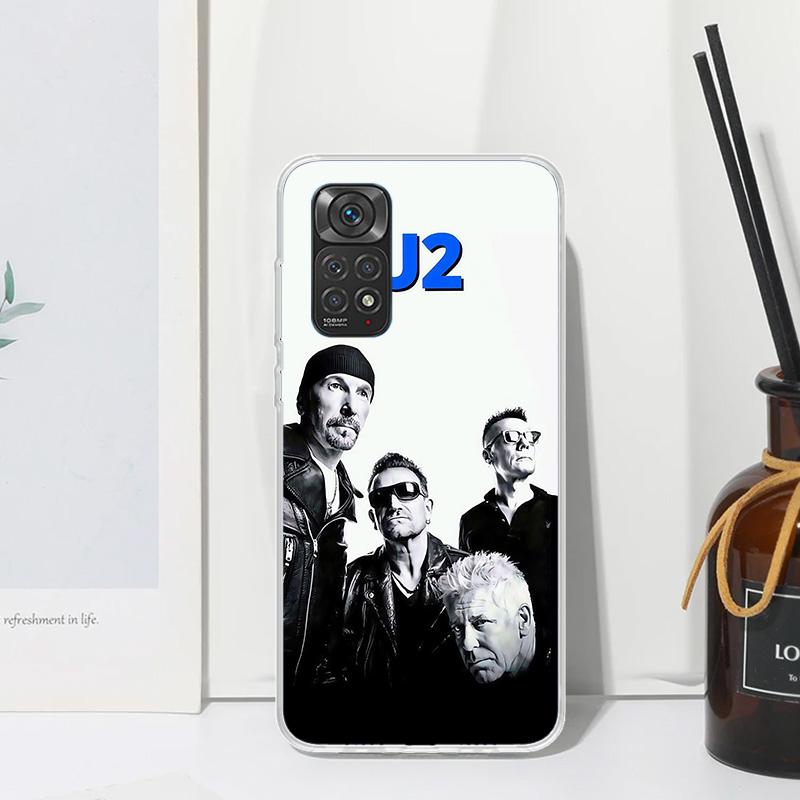 Band U-U2 Rock Phone Case For Xiaomi Redmi Note 15 13 14S 14 Pro Plus 12S 11S 10S 12 11E 10 11T Art Fundas Back Cover Redmi Note
