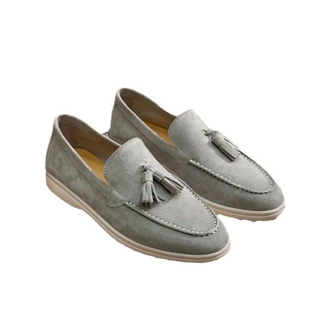 New European and American Casual and Lightweight Large-size Single Shoes Loafer Doudou Shoes