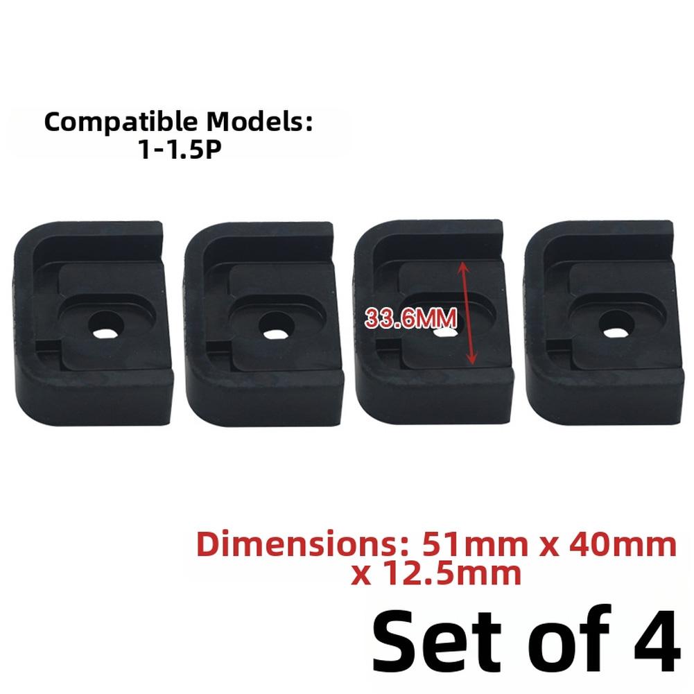 4pcs Air Conditioner Shock Pad Outdoor Unit Vibration Damping Rubber Pad Foot Pad For Air Conditioning Systems