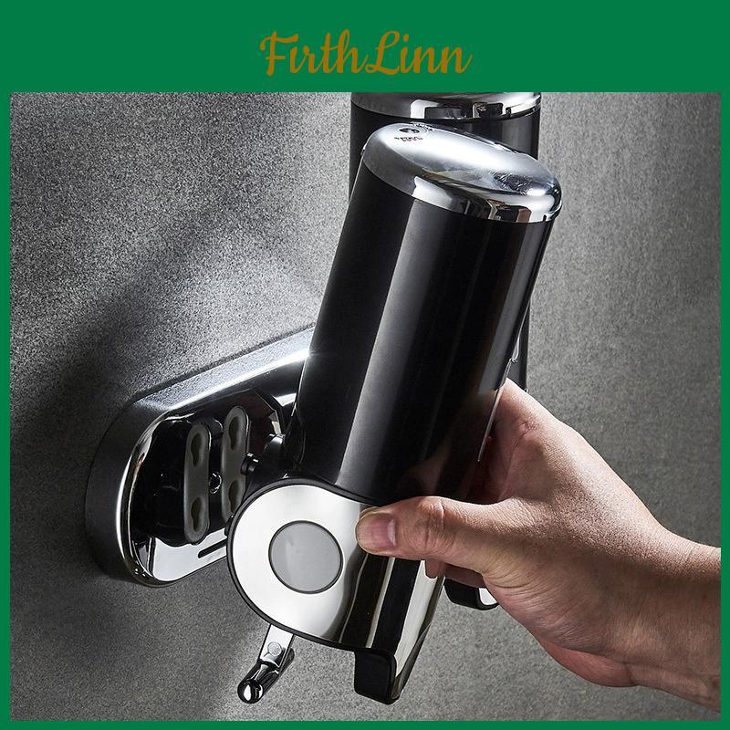 Abs Wall Mount Soap Dispenser With Manual Push For Restroom Hand Hygiene In Hotels