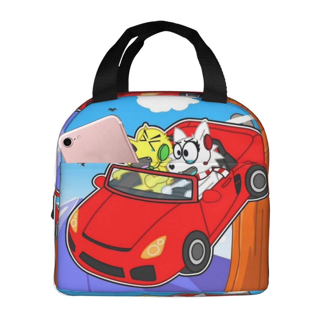 Borsa Pranzo Termoisolante Tylers And Snowi Gaming per Lavoro Contenitori Portatili per Cibo Borse Termiche Frigo Pranzo