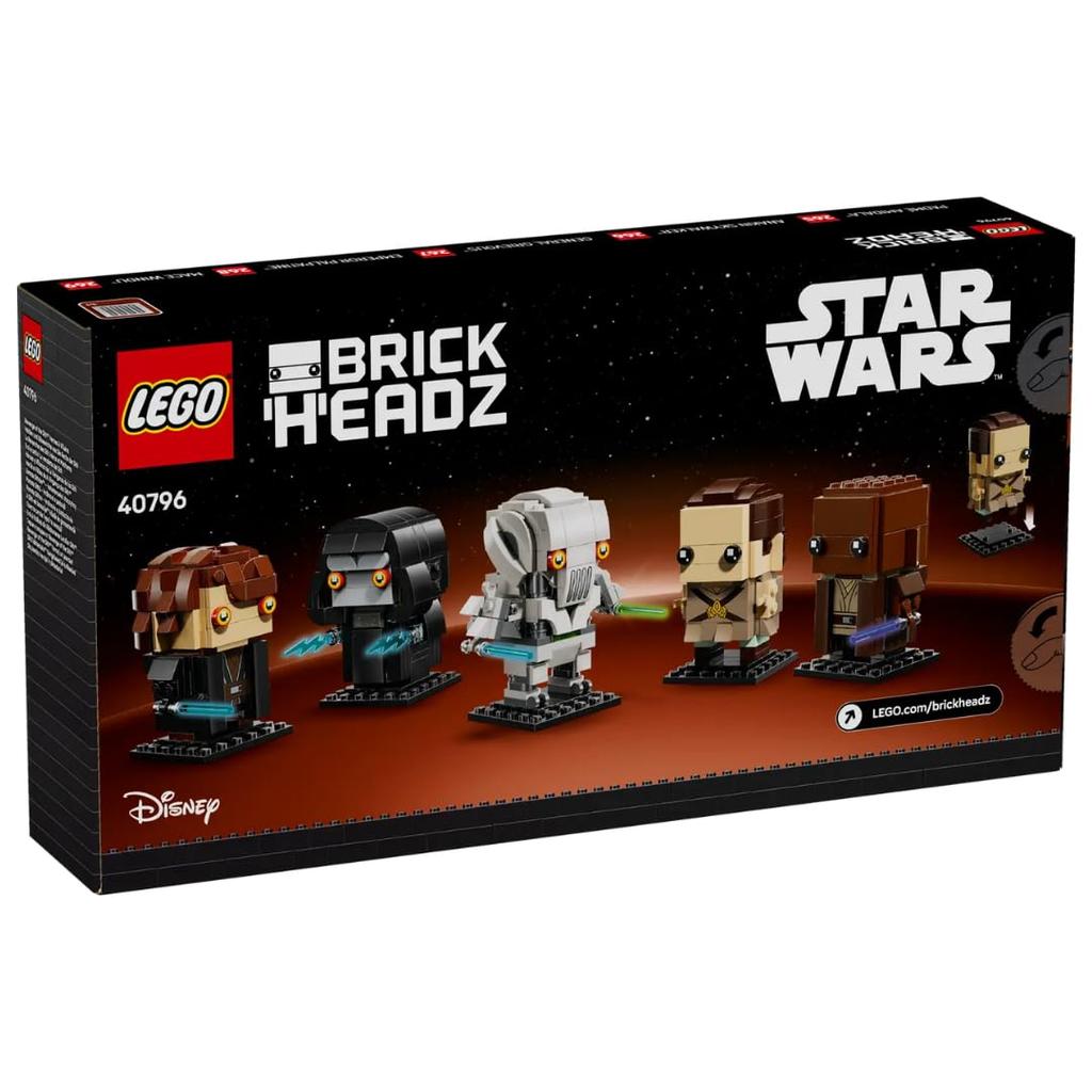 LEGO BrickHeadz LEGO Star Wars Revenge of the Sith Heroes and Villains 40796