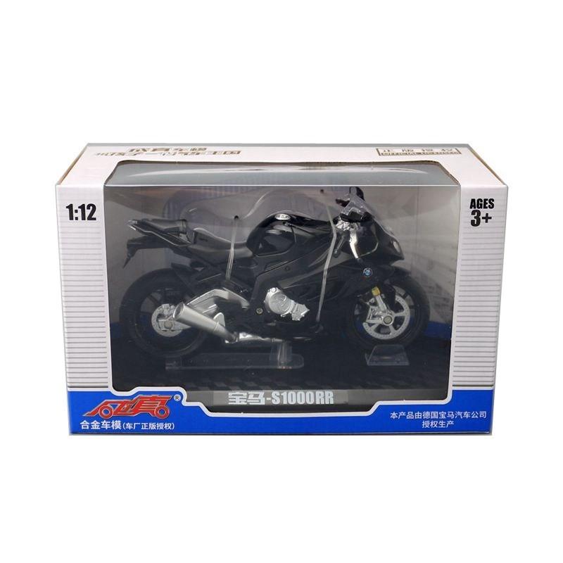 Alloy Model Motorcycle With Inertial Drive For Children And Collectors Gift