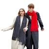 Wool Scarf Winter Couple Cashmere Scarf  Women's High End Versatile Solid Color Scarf