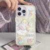 Angel Bear Illustration Suitable for iPhone17 anti-drop mobile phone case Colorful 2-in-1 Apple 16/15 protective case