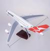 46cm 1/160 Scale Diecast Resin A380 Air Bus Passenger Aircraft Australia Airplane Model Offices Accessories Airways With Cabin