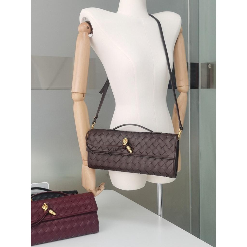 Borsa a Spalla Rettangolare alla Moda Portatile Multifunzione da Donna a Tracolla
