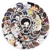 51 Q-version Bungo Stray Dogs Stickers: Cute Chuuya Nakahara, Dazai Characters for Graffiti, Computer, Planner, Helmet