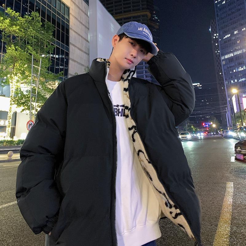 Men's Cotton-padded Clothes 2025 Winter New Trendy Brand Thickened Loose Casual Warm Hooded Jacket Top