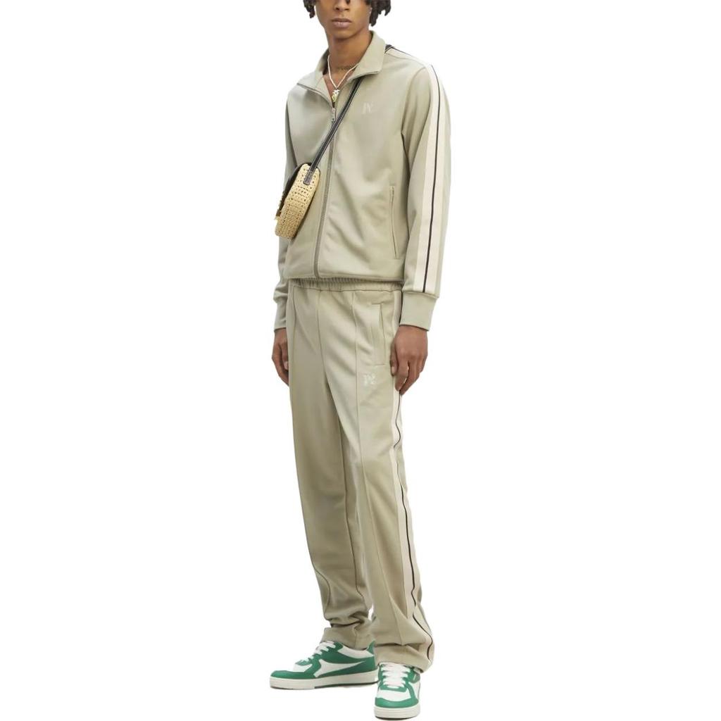 Palm Angels monogram-embroidered striped track pants PMCJ020E23FAB0010703