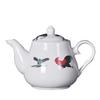 Large Ceramic White Teapot - Creative Persimmon Design for Home & Restaurant