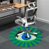 1pc Abstract Eye Art Carpet, Round Non Slip Durable Large Size Office Carpet, Suitable for Office
