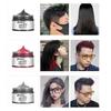 Color Hair Wax Long Lasting Temporary Coloring Hair Wax Quickly Dry Professional Hair Styling Cream