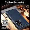 For Samsung Galaxy Z TriFold 5G Case with Card Holder Smart View Window Leather Phone Cover