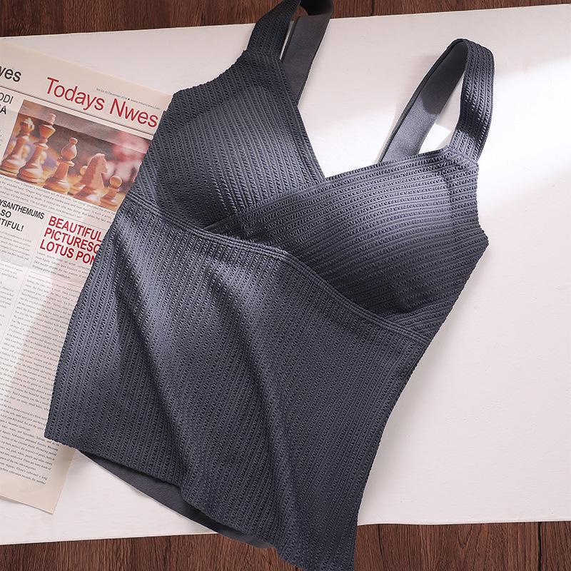 

Women s Slim Fit Warm Vest with Thick Velvet Lining, Chest Pads, and Fleece Stripes - Perfect for Autumn and Winter XL(125-140) королевский синий