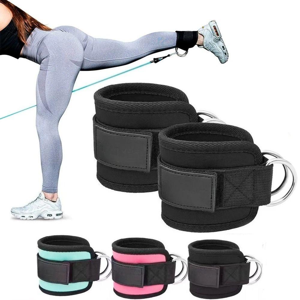 Adjustable Ankle Cuffs Polyester Glute Kickback Straps New Padded Wrist Cuffs  Workout Accessories