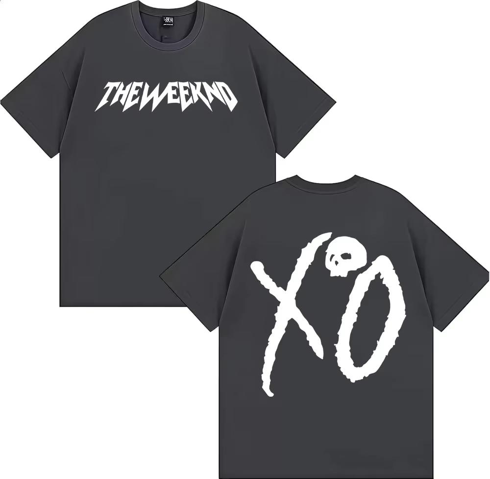 The Weeknd XO After Hours Til Dawn Druck Merch 2026 T-Shirt Baumwolle Unisex Kleidung Damen Sommer T-Shirt Y2k Lässig Fans T-Shirt