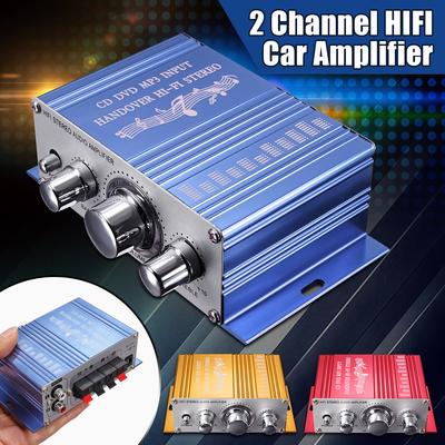 HY2001 12V Mini Hi-Fi Auto-Stereo-Verstärker 2CH Audio-Verstärker Sound RCA/DVD/MP3 für Motorrad Zuhause WGIL1878a