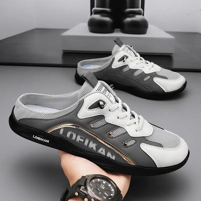 2025 Sommer Hausschuhe für Herren Trendige Herren Freizeitschuhe mit flacher Sohle Weiche Sohle Stützschuhe Herren Sneaker Zapatos De Hombre