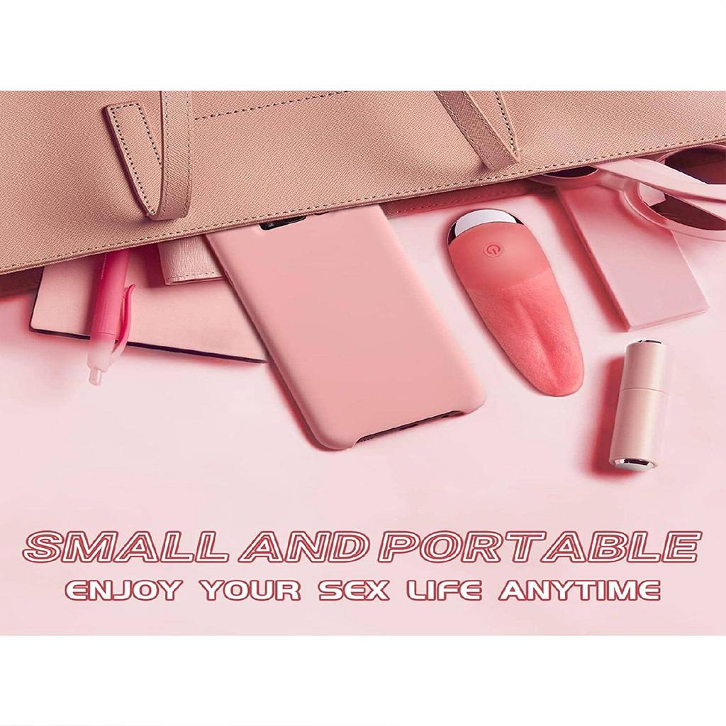 10 Speed Tongue Licking Vibrator with Heating Female Masturbator Blowjob Clitoral Stimulator Female Sex Toys Adult Products