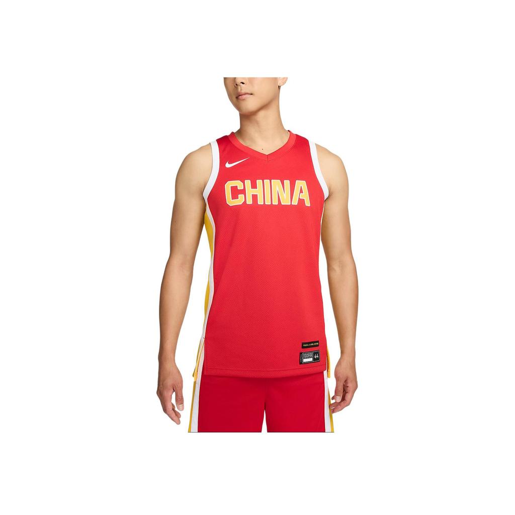 Nike China Womens Basketball Team Olympic Series Away Special Edition Quick-Dry Comfortable Sleeveless Basketball Jersey Men Jersey FQ0373637