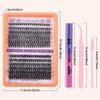240 Clusters D Song Single Cluster False Eyelashes Natural Thick Diy Segmented Grafting Multi-Haired Eyelashes