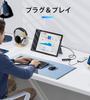 10Gbps USB C Hub Gen 2 4 Port ICZI USBC zu Hub Verlängerungskabel Erweiterung Erweiterung Mehrere Schlankes Design Leichtgewicht MacBook iPad und Videoausgang nicht