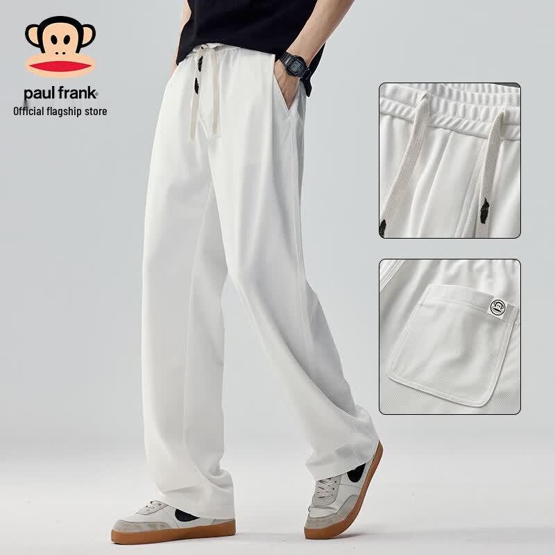Paul Frank Men's Loose Straight-Leg Quick-Dry Casual Pants