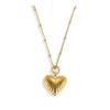 Collar Corazón Dorado Inspirado en Barbie de Jin Chen - Diseño Chic de Alta Gama