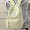 Schoolbag Ice Blue Matte Salt Sweet Balance College Style Backpack Female College Student Morning Eight Commuter Lightweight Simple Backpack