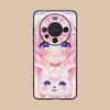 Girl Dog Puppy Matte TPU Mobile Phone Case for Huawei Mate 60 50 40 30 20 10 Pro Plus Lite E 5G Colorful Printing Cover