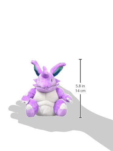 Pokémon Center Original Plush Toy Pokémon Fit Nidoking 14 X 12 X 10.5 Cm (H X W X D)