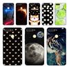 cases for huawei Y6 2018 case 5.7 inch Atu-L21 cover for huawei Y6 Prime 2018 back cover protective soft touch tpu flower rose