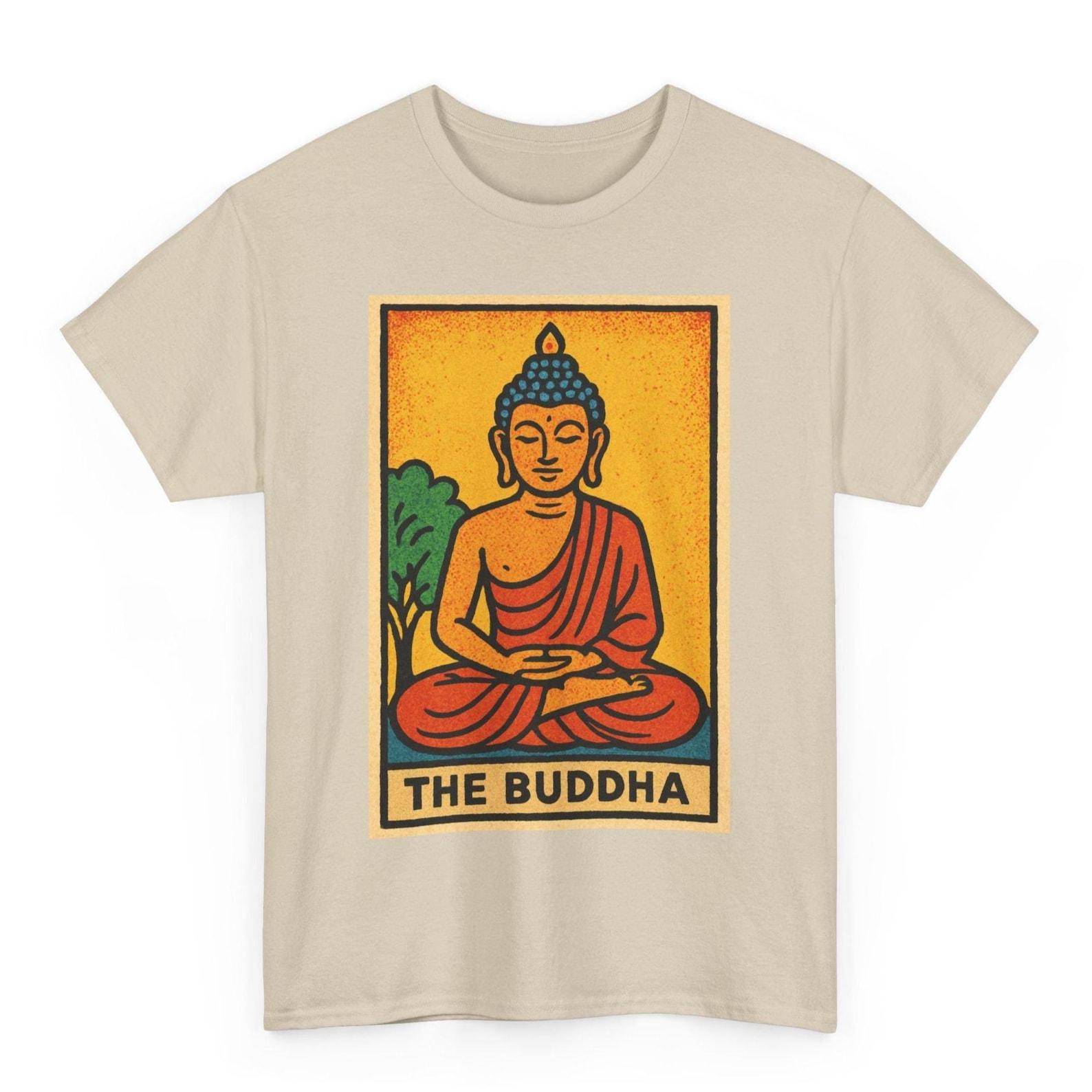 Buddha T-Shirt: Retro Comic Style Graphic Tee - Spiritual Gift 3XL