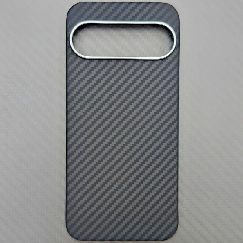 Kevlar Fiber Phone Case Google Pixel 10 Pro XL Ultra Slim Shockproof Hard Shell With Metal Ring Magnetic Adsorption