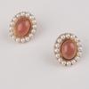 AUGUST ALICE Antique Bold Vintage Ember Pearl Earrings