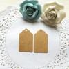 100Pcs/ Lot Rustic 40mm*70mm Wedding Luggage Decoration Gift Label Mark Paper
