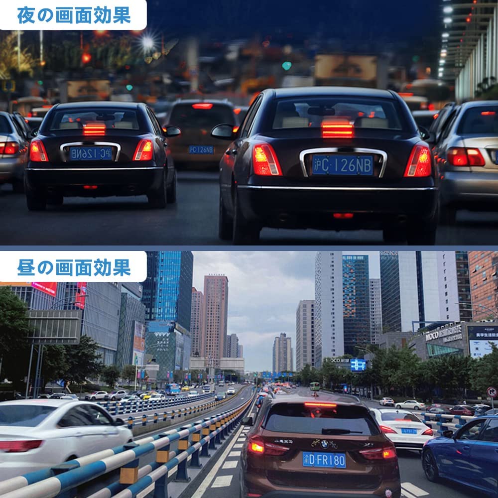 VSYSTO Motorcycle Dash Camera, Front and Rear Camera, Waterproof, S-ONY IMX307 Sensor, 170° Ultra