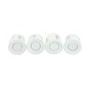 4 Parking Sensors, Buzzer, 12V Control Unit - White Off-Road Set