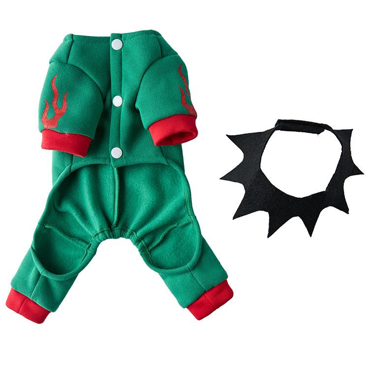 Polyester Shark Design Cross-border New Christmas Halloween Transformation Costume for Small Medium-Sized Dogs All Seasons