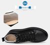 Men's Trendy 10cm Height-Increasing White Casual Shoes - Invisible Lift Sports Board Sneakers